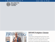 Tablet Screenshot of newyorkcityfirefighterscalendar.com